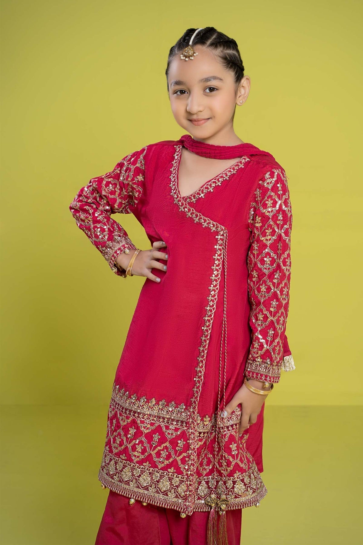 Maria B | Girls Eid Collection | MKS-EF24-31 by Designer Maria B - House of Maryam - Pakistani Designer Ethnic Wear in {{ shop.shopifyCountryName }}