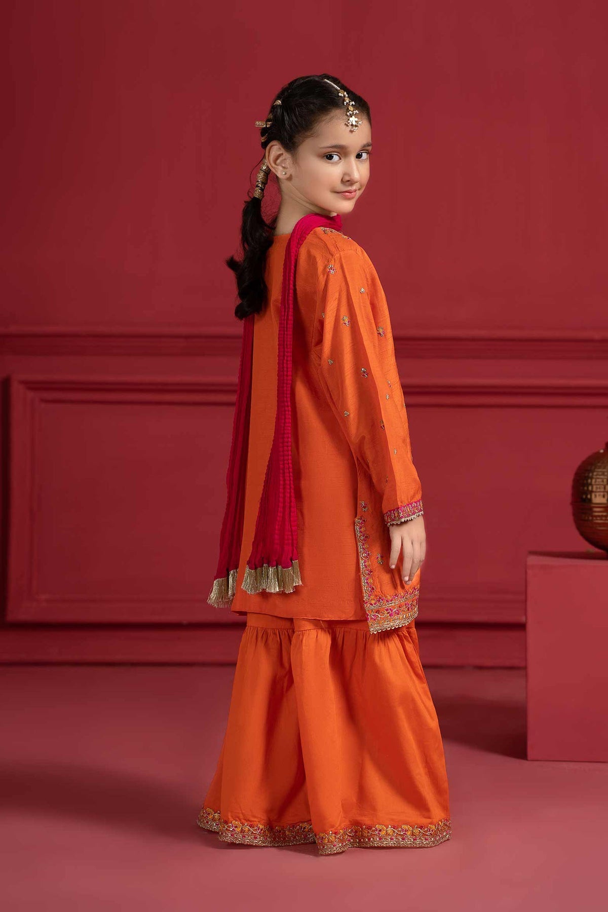 Maria B | Girls Eid Collection | MKS-W23-26 by Designer Maria B - House of Maryam - Pakistani Designer Ethnic Wear in {{ shop.shopifyCountryName }}