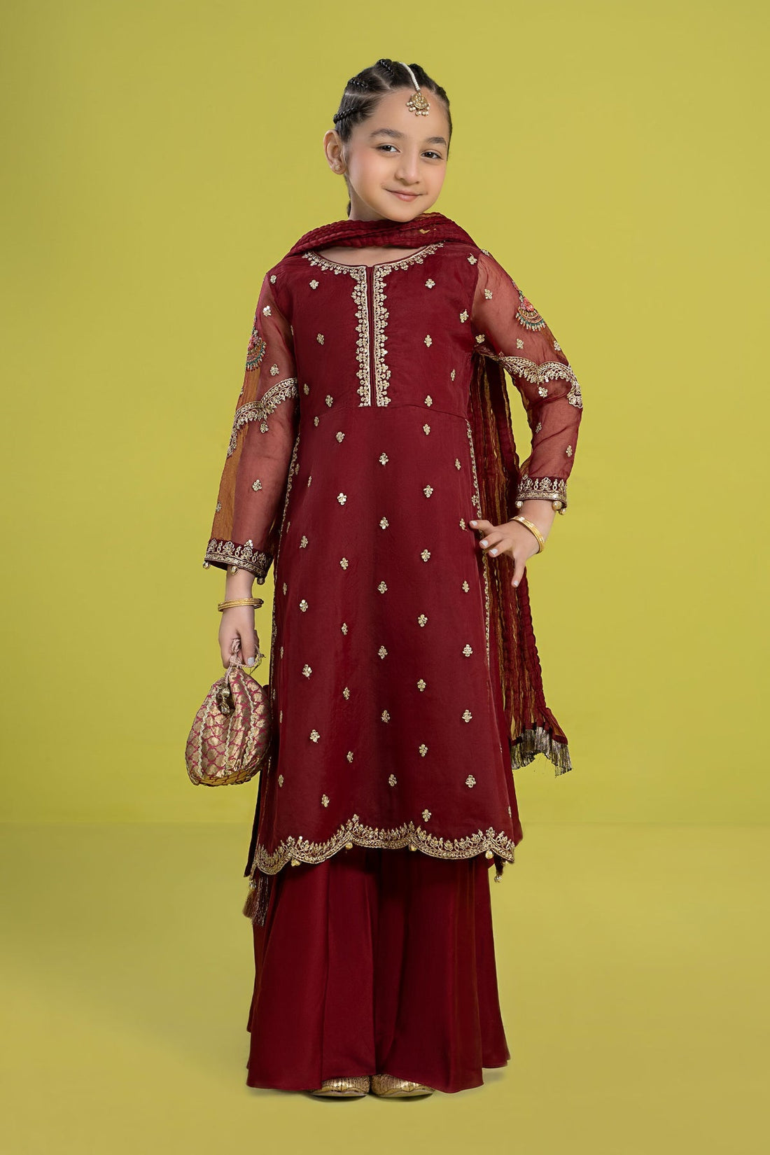 Maria B | Girls Eid Collection | MKS-EF24-23 by Designer Maria B - House of Maryam - Pakistani Designer Ethnic Wear in {{ shop.shopifyCountryName }}