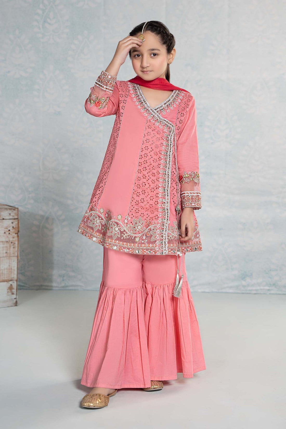 Maria B | Girls Eid Collection | MKD-EF24-07 by Designer Maria B - House of Maryam - Pakistani Designer Ethnic Wear in {{ shop.shopifyCountryName }}