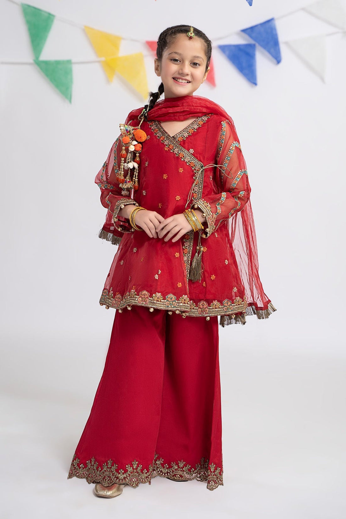 Maria B | Girls Eid Collection | MKS-EF24-24 by Designer Maria B - House of Maryam - Pakistani Designer Ethnic Wear in {{ shop.shopifyCountryName }}