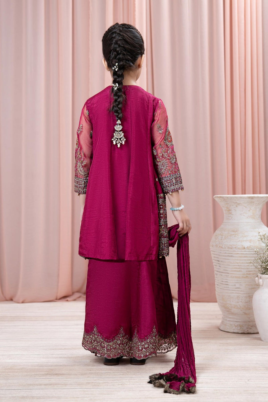 Maria B | Girls Eid Collection | MKS-EF24-46 by Designer Maria B - House of Maryam - Pakistani Designer Ethnic Wear in {{ shop.shopifyCountryName }}