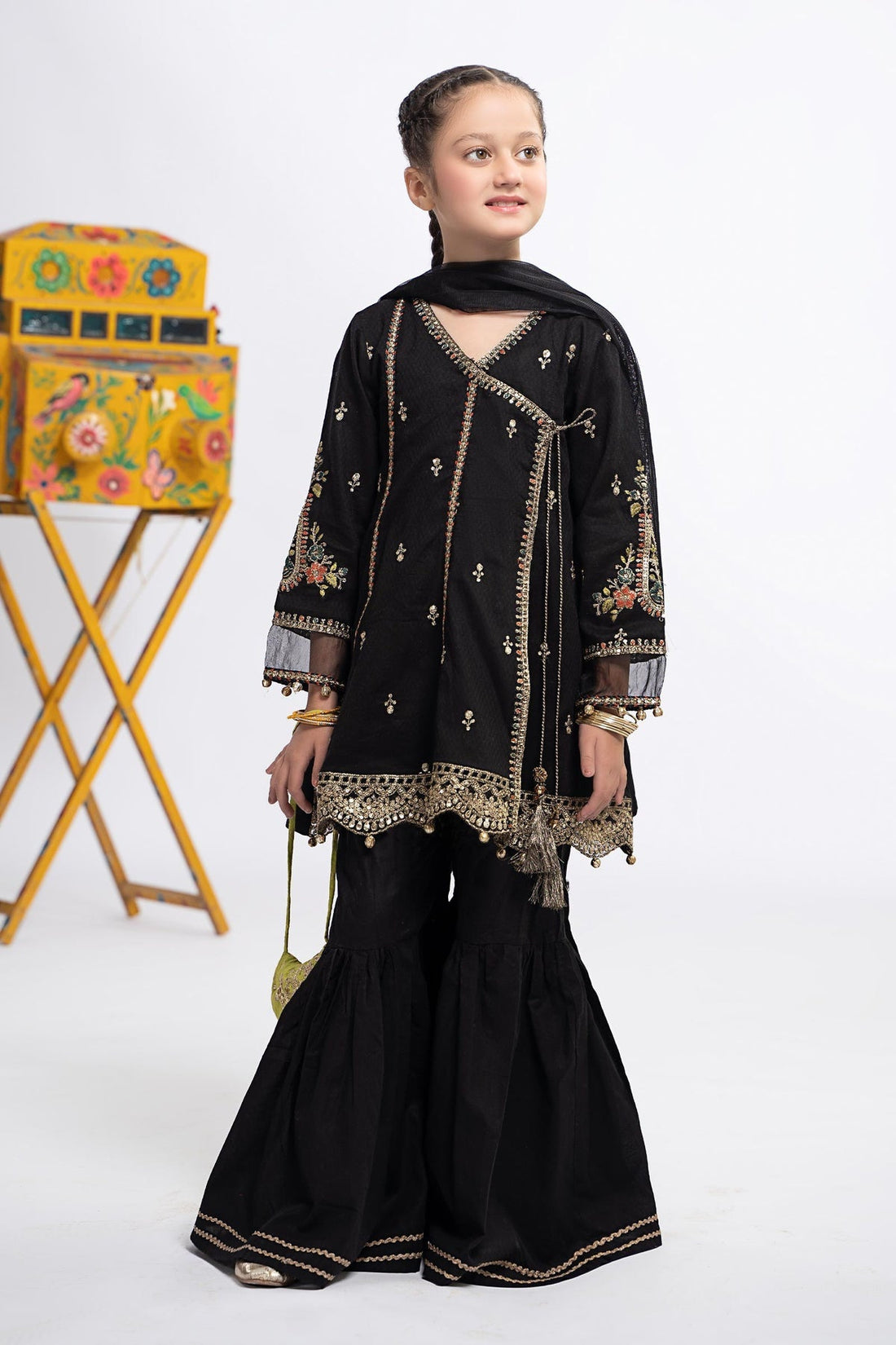 Maria B | Girls Eid Collection | MKD-EF24-29 by Designer Maria B - House of Maryam - Pakistani Designer Ethnic Wear in {{ shop.shopifyCountryName }}