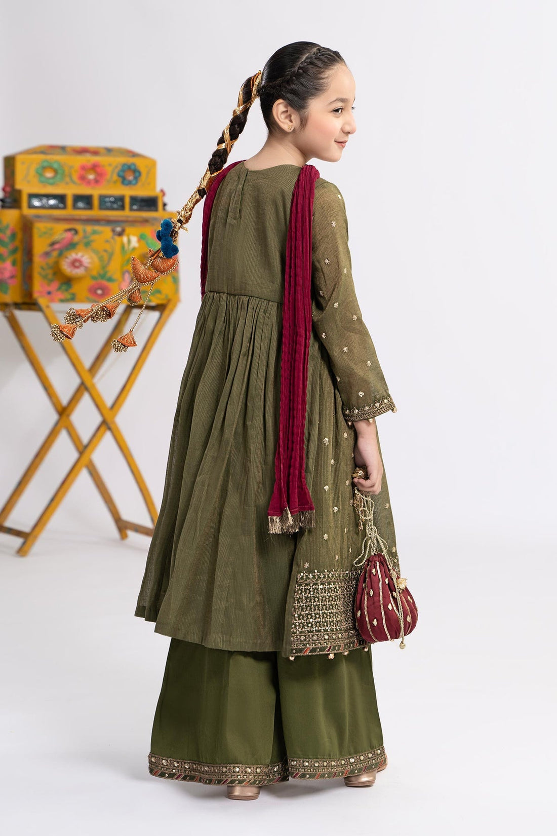 Maria B | Girls Eid Collection | MKS-EF24-33 by Designer Maria B - House of Maryam - Pakistani Designer Ethnic Wear in {{ shop.shopifyCountryName }}