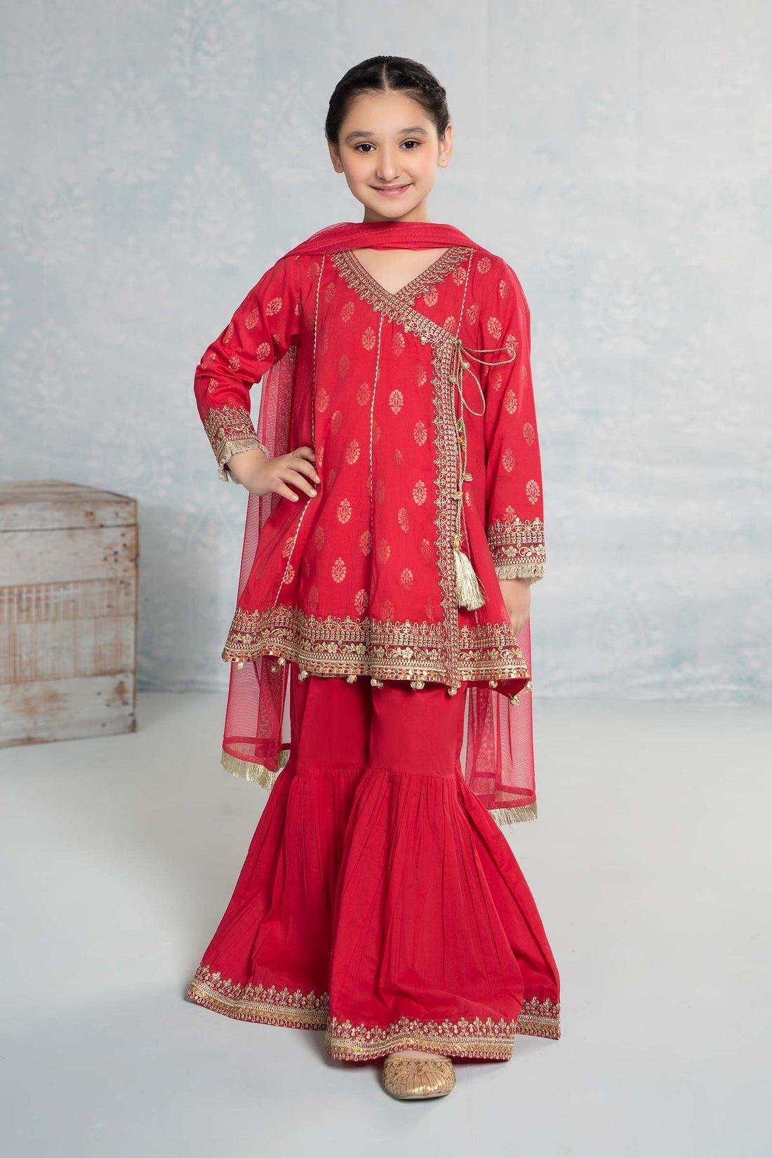 Maria B | Girls Eid Collection | MKD-EF24-12 by Designer Maria B - House of Maryam - Pakistani Designer Ethnic Wear in {{ shop.shopifyCountryName }}