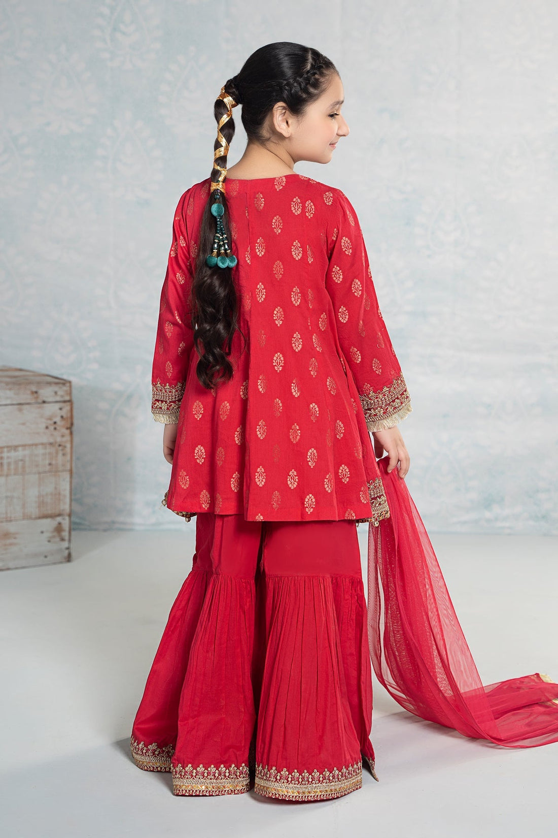 Maria B | Girls Eid Collection | MKD-EF24-12 by Designer Maria B - House of Maryam - Pakistani Designer Ethnic Wear in {{ shop.shopifyCountryName }}