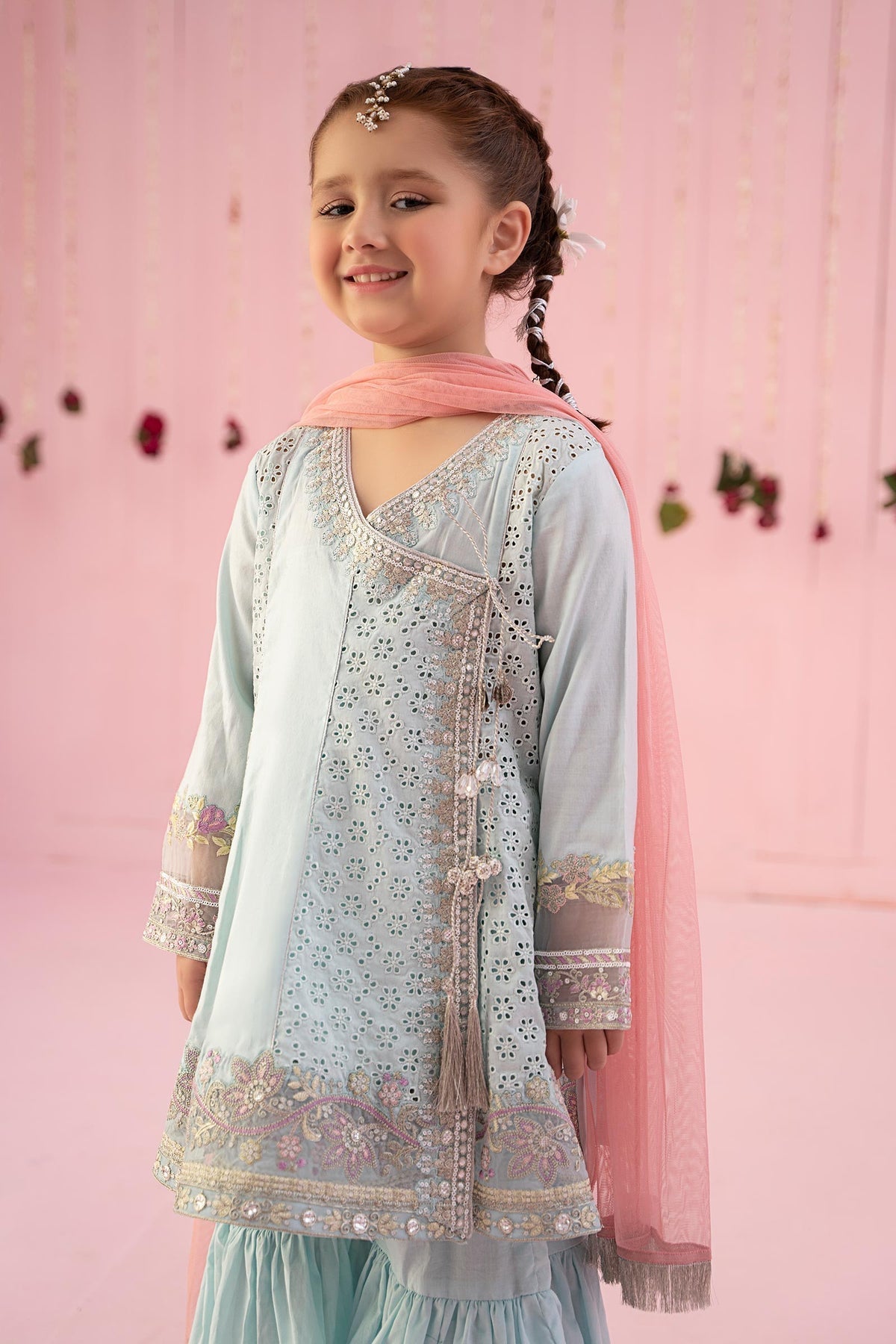 Maria B | Girls Eid Collection | MKD-EF24-07 by Designer Maria B - House of Maryam - Pakistani Designer Ethnic Wear in {{ shop.shopifyCountryName }}