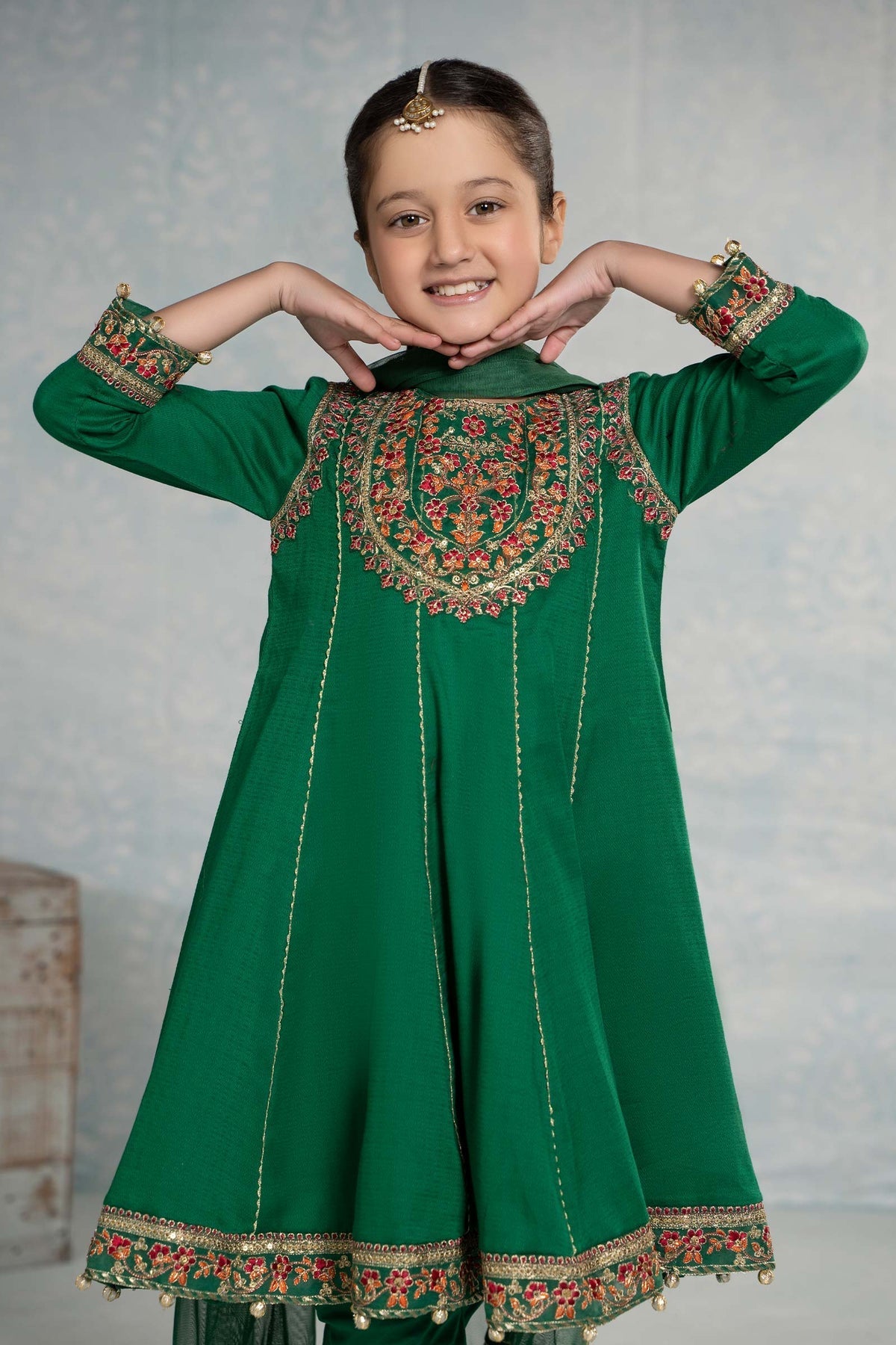 Maria B | Girls Eid Collection | MKD-EF24-13 by Designer Maria B - House of Maryam - Pakistani Designer Ethnic Wear in {{ shop.shopifyCountryName }}