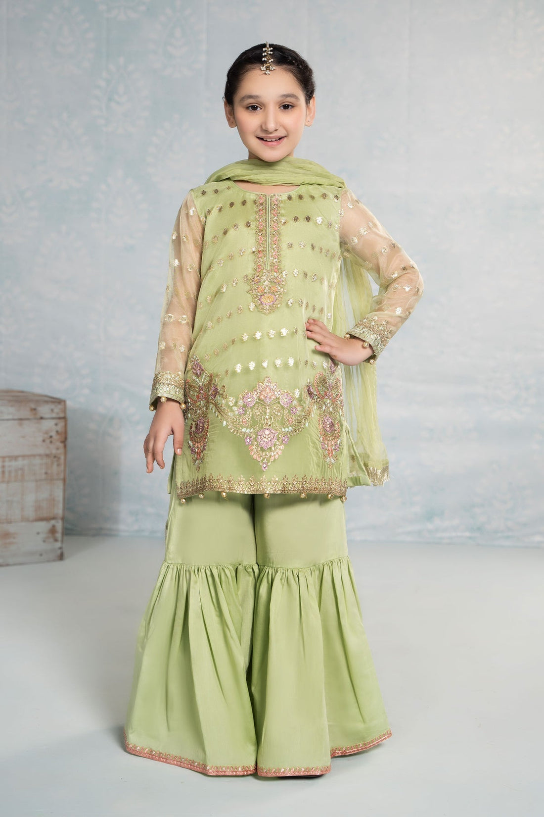 Maria B | Girls Eid Collection | MKS-EF24-45 by Designer Maria B - House of Maryam - Pakistani Designer Ethnic Wear in {{ shop.shopifyCountryName }}