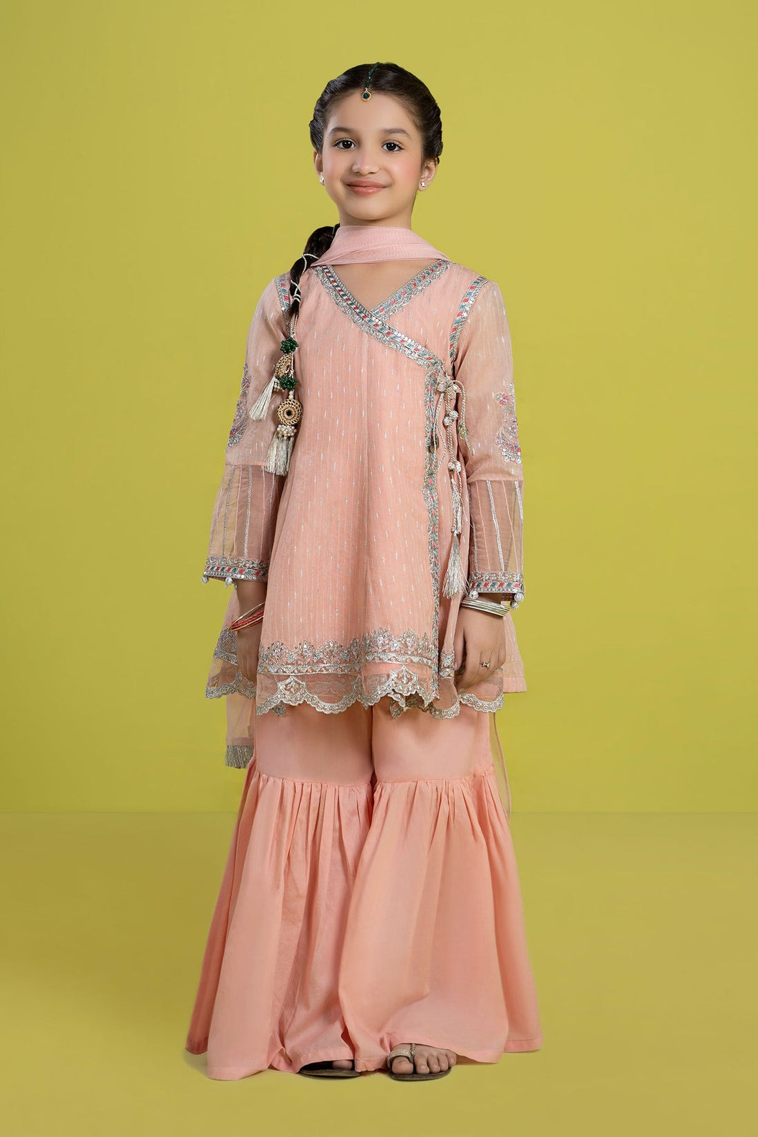 Maria B | Girls Eid Collection | MKD-EF24-19 by Designer Maria B - House of Maryam - Pakistani Designer Ethnic Wear in {{ shop.shopifyCountryName }}