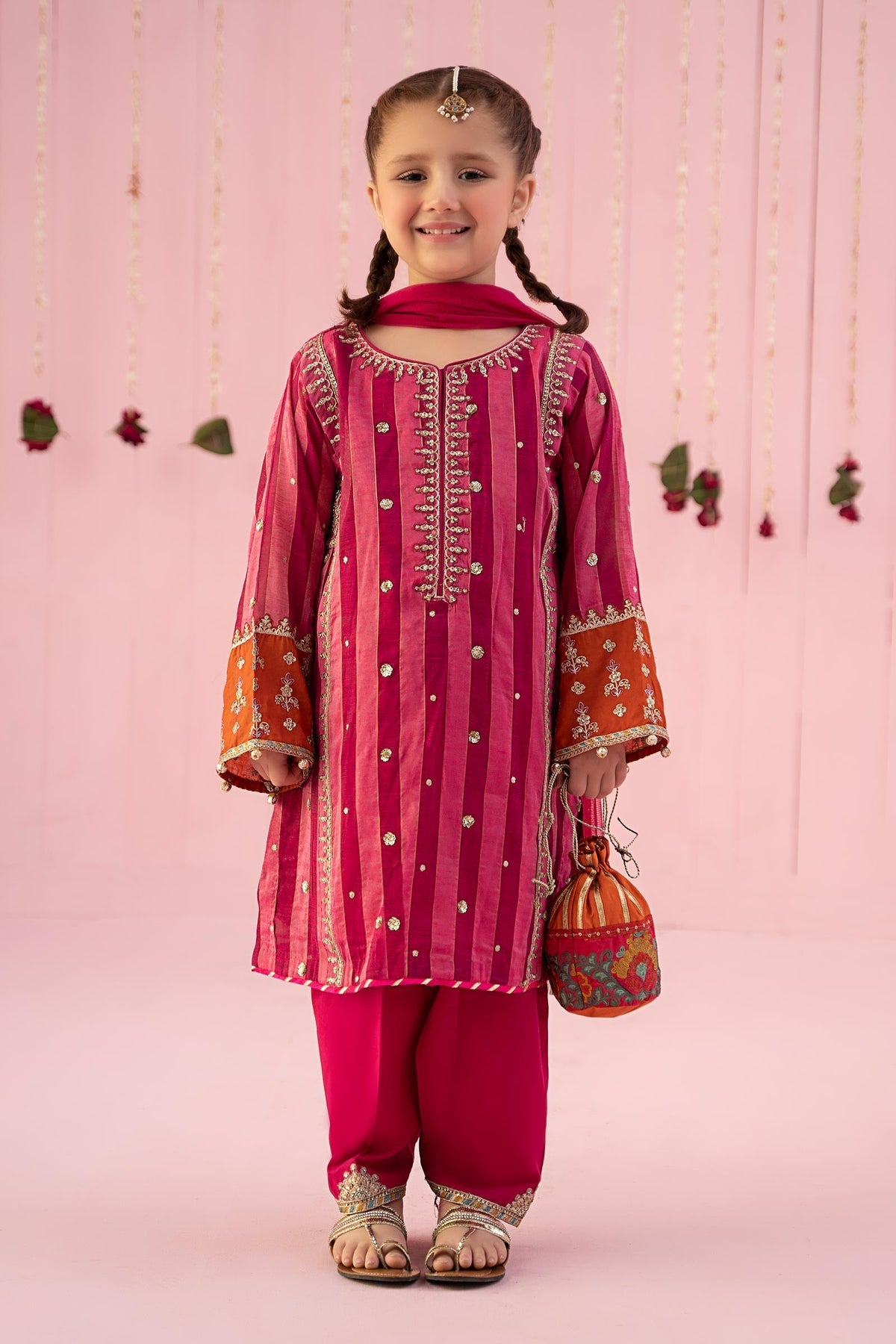 Maria B | Girls Eid Collection | MKD-EF24-03 by Designer Maria B - House of Maryam - Pakistani Designer Ethnic Wear in {{ shop.shopifyCountryName }}