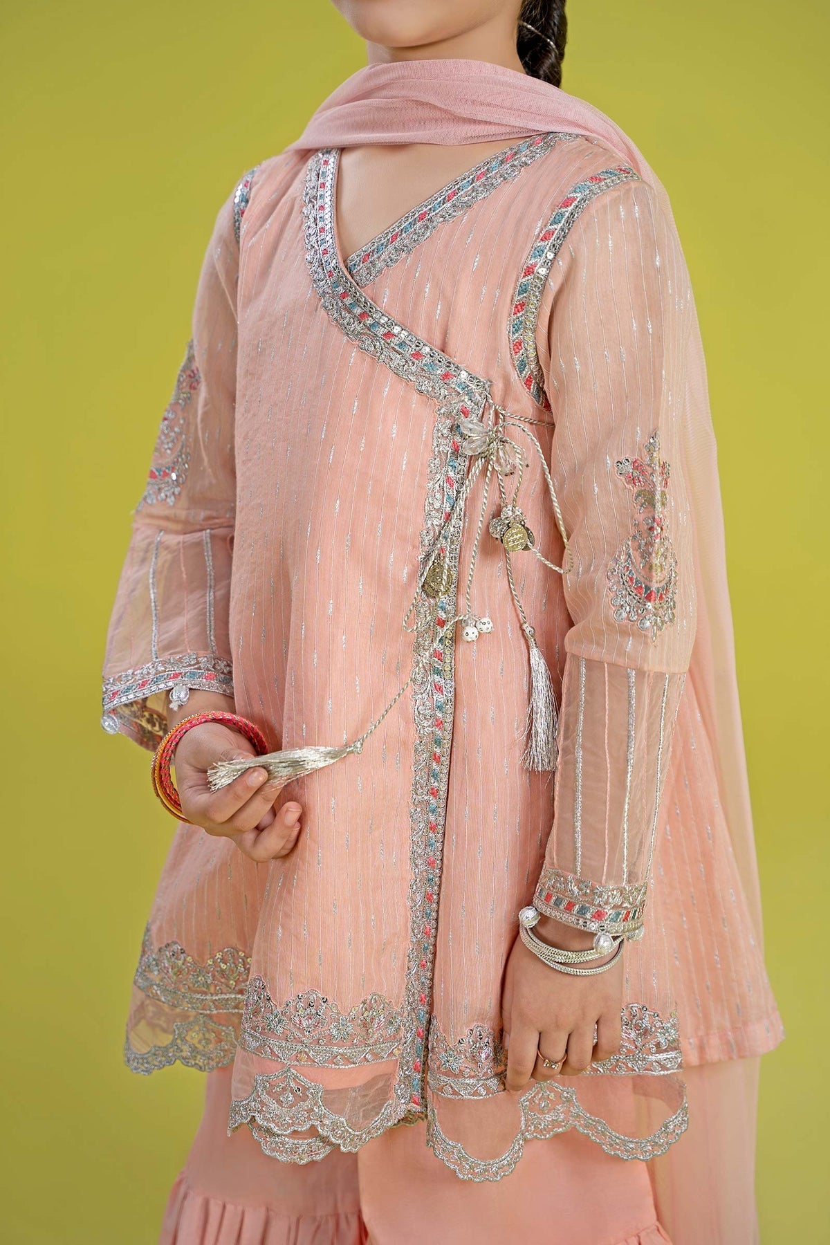 Maria B | Girls Eid Collection | MKD-EF24-19 by Designer Maria B - House of Maryam - Pakistani Designer Ethnic Wear in {{ shop.shopifyCountryName }}