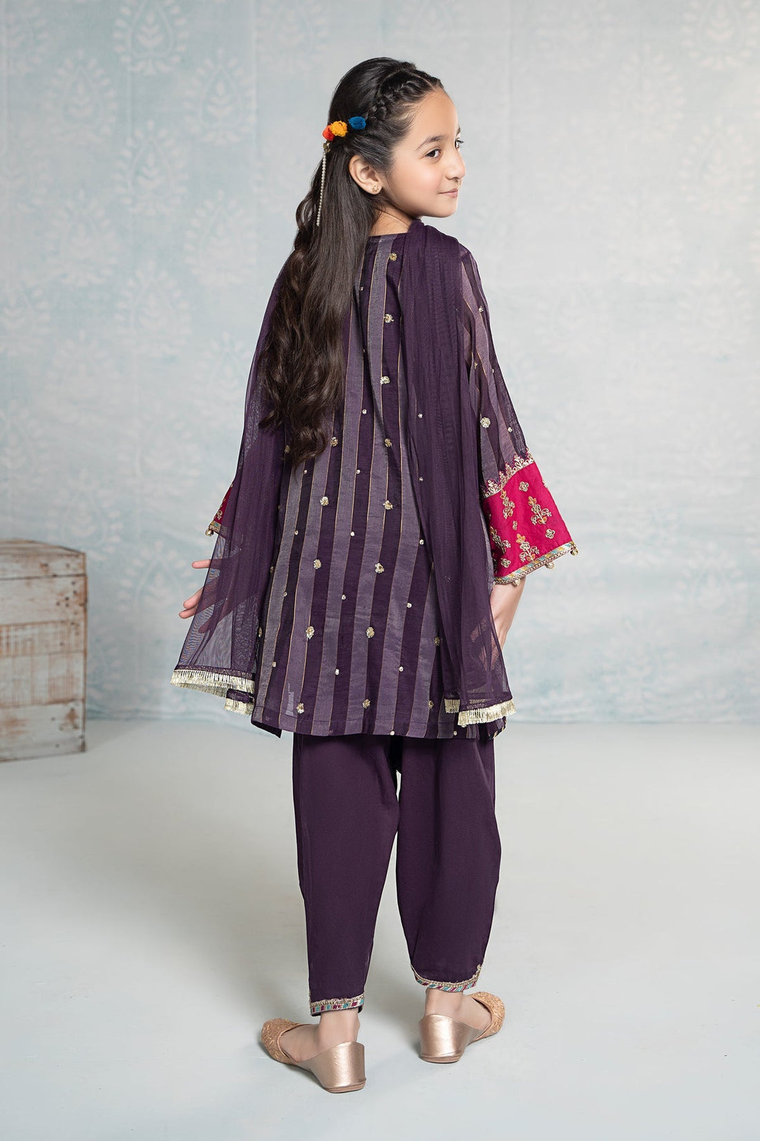 Maria B | Girls Eid Collection | MKD-EF24-03 by Designer Maria B - House of Maryam - Pakistani Designer Ethnic Wear in {{ shop.shopifyCountryName }}