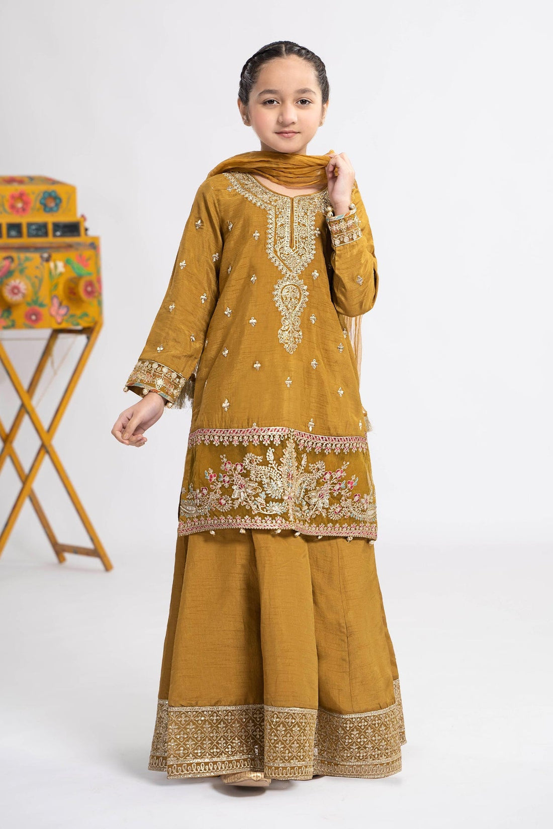 Maria B | Girls Eid Collection | MKS-EF24-09 by Designer Maria B - House of Maryam - Pakistani Designer Ethnic Wear in {{ shop.shopifyCountryName }}