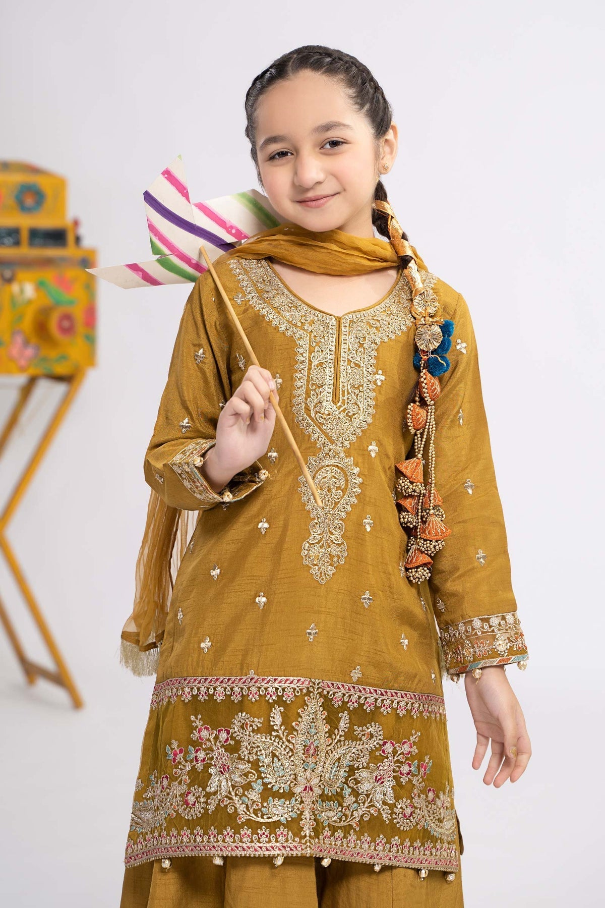 Maria B | Girls Eid Collection | MKS-EF24-09 by Designer Maria B - House of Maryam - Pakistani Designer Ethnic Wear in {{ shop.shopifyCountryName }}