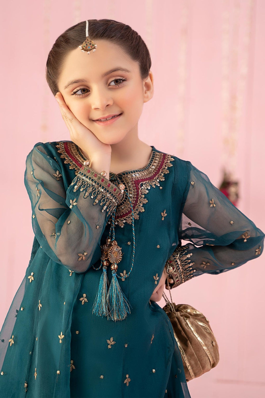 Maria B | Girls Eid Collection | MKS-EF24-16 by Designer Maria B - House of Maryam - Pakistani Designer Ethnic Wear in {{ shop.shopifyCountryName }}