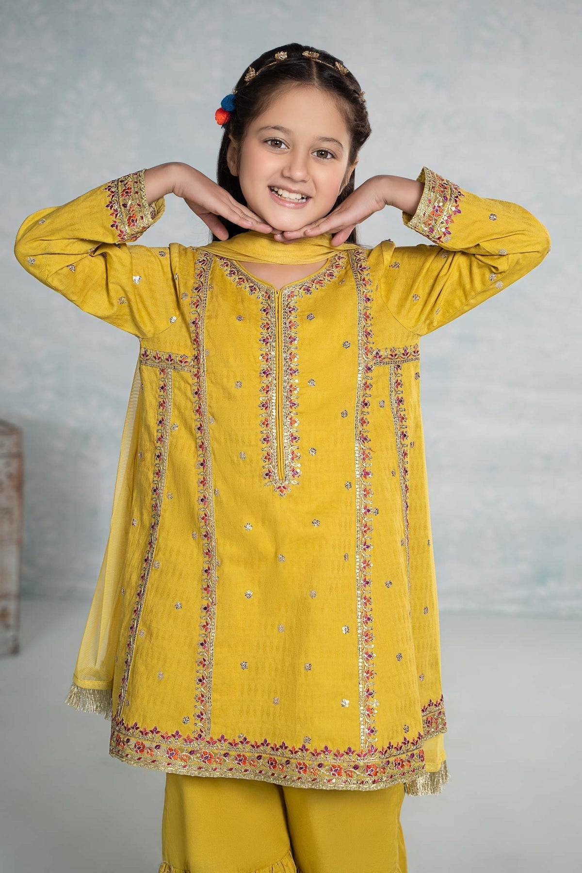 Maria B | Girls Eid Collection | MKD-EF24-10 by Designer Maria B - House of Maryam - Pakistani Designer Ethnic Wear in {{ shop.shopifyCountryName }}