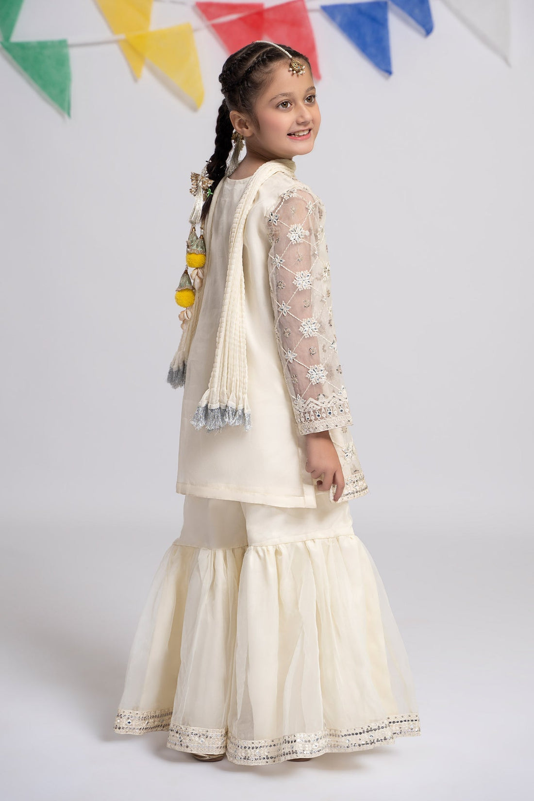 Maria B | Girls Eid Collection | MKS-EF24-11 by Designer Maria B - House of Maryam - Pakistani Designer Ethnic Wear in {{ shop.shopifyCountryName }}