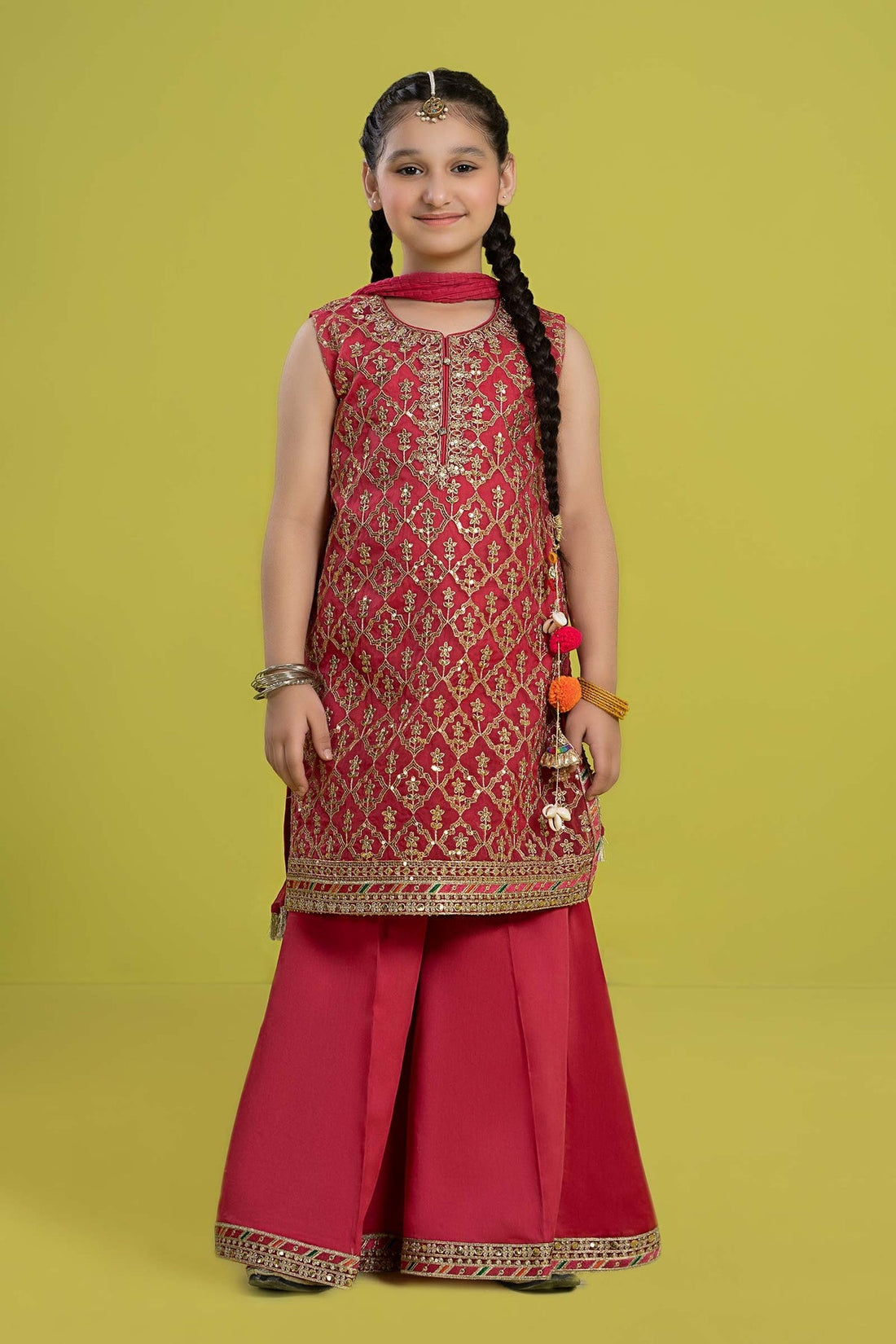 Maria B | Girls Eid Collection | MKS-EF24-14 by Designer Maria B - House of Maryam - Pakistani Designer Ethnic Wear in {{ shop.shopifyCountryName }}