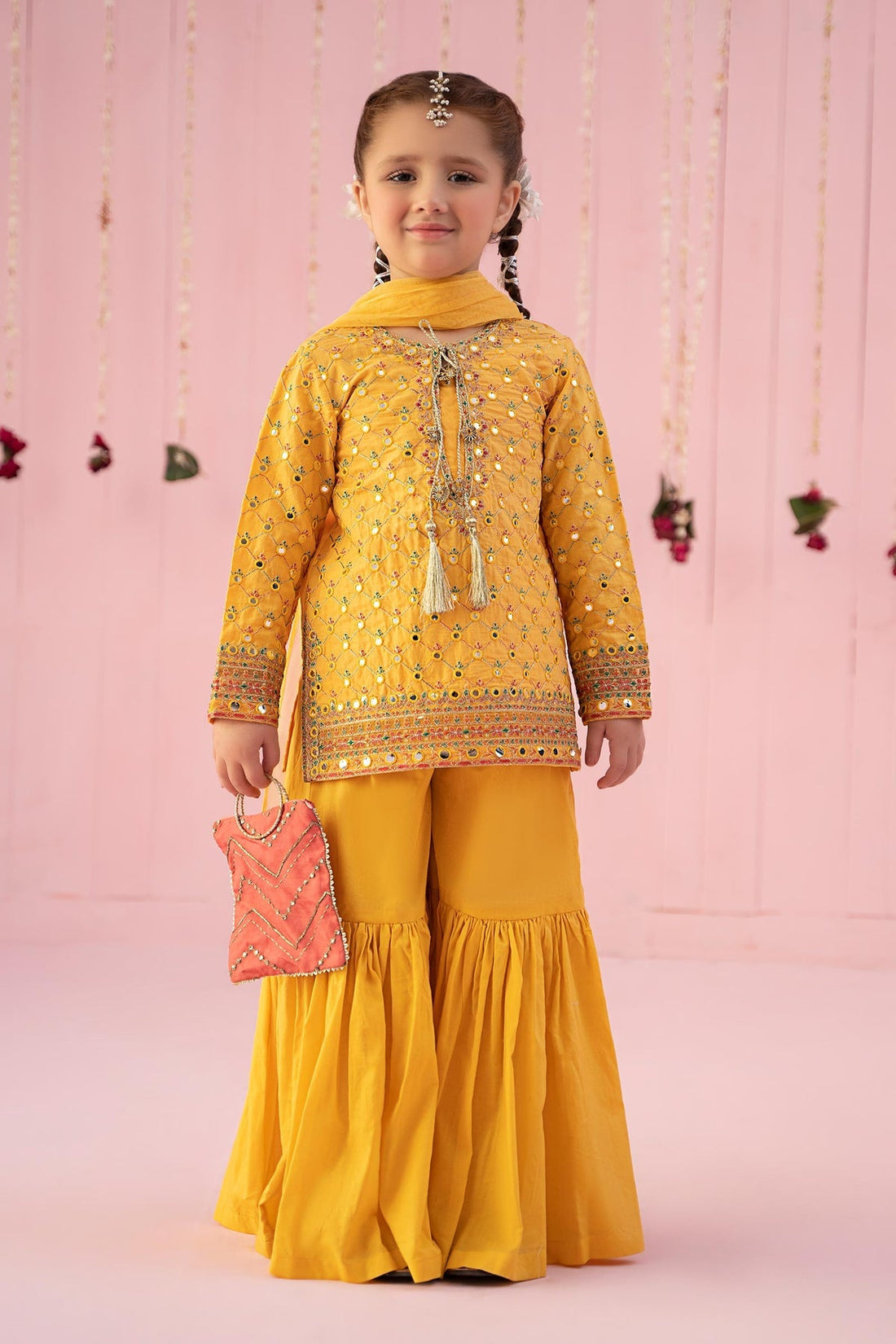 Maria B | Girls Eid Collection | MKD-EF24-09 by Designer Maria B - House of Maryam - Pakistani Designer Ethnic Wear in {{ shop.shopifyCountryName }}