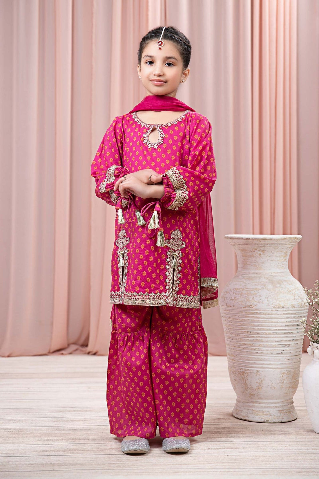 Maria B | Girls Eid Collection | MKD-EF24-15 by Designer Maria B - House of Maryam - Pakistani Designer Ethnic Wear in {{ shop.shopifyCountryName }}