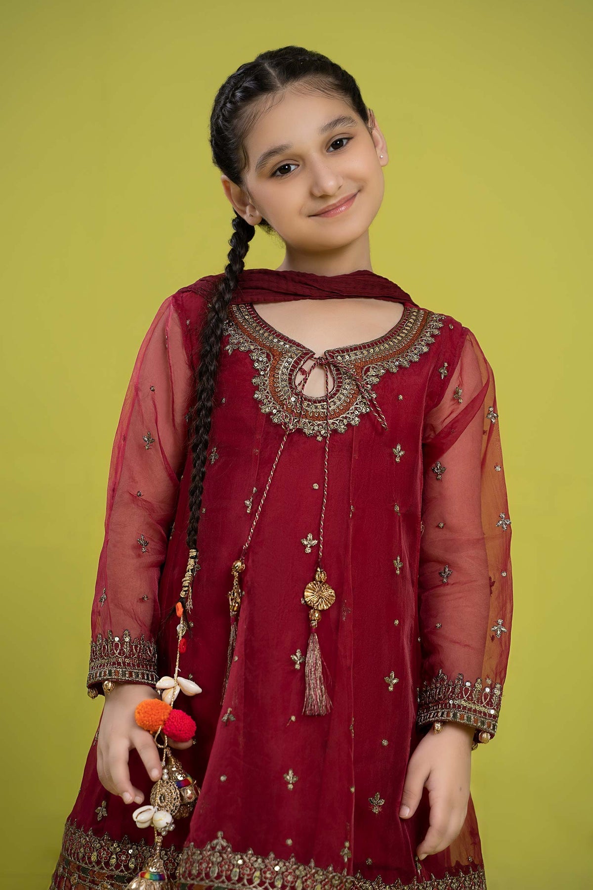 Maria B | Girls Eid Collection | MKS-EF24-16 by Designer Maria B - House of Maryam - Pakistani Designer Ethnic Wear in {{ shop.shopifyCountryName }}