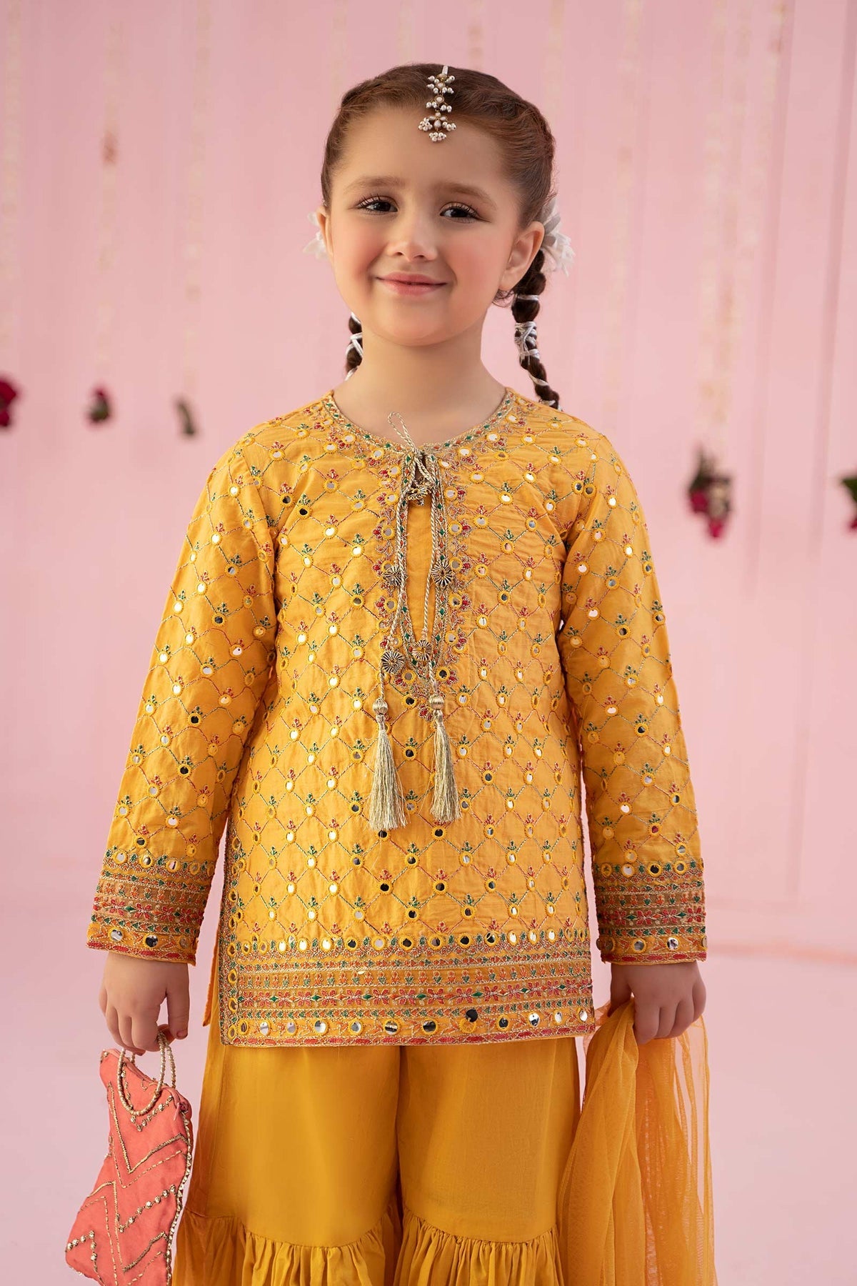 Maria B | Girls Eid Collection | MKD-EF24-09 by Designer Maria B - House of Maryam - Pakistani Designer Ethnic Wear in {{ shop.shopifyCountryName }}