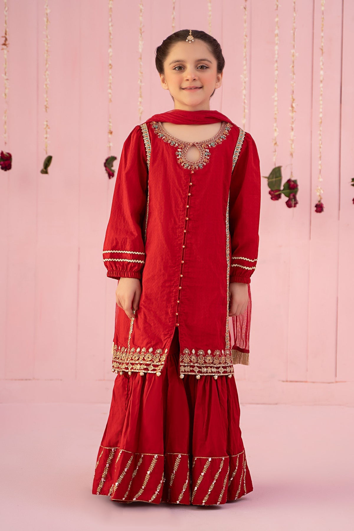 Maria B | Girls Eid Collection | MKD-EF24-20 by Designer Maria B - House of Maryam - Pakistani Designer Ethnic Wear in {{ shop.shopifyCountryName }}