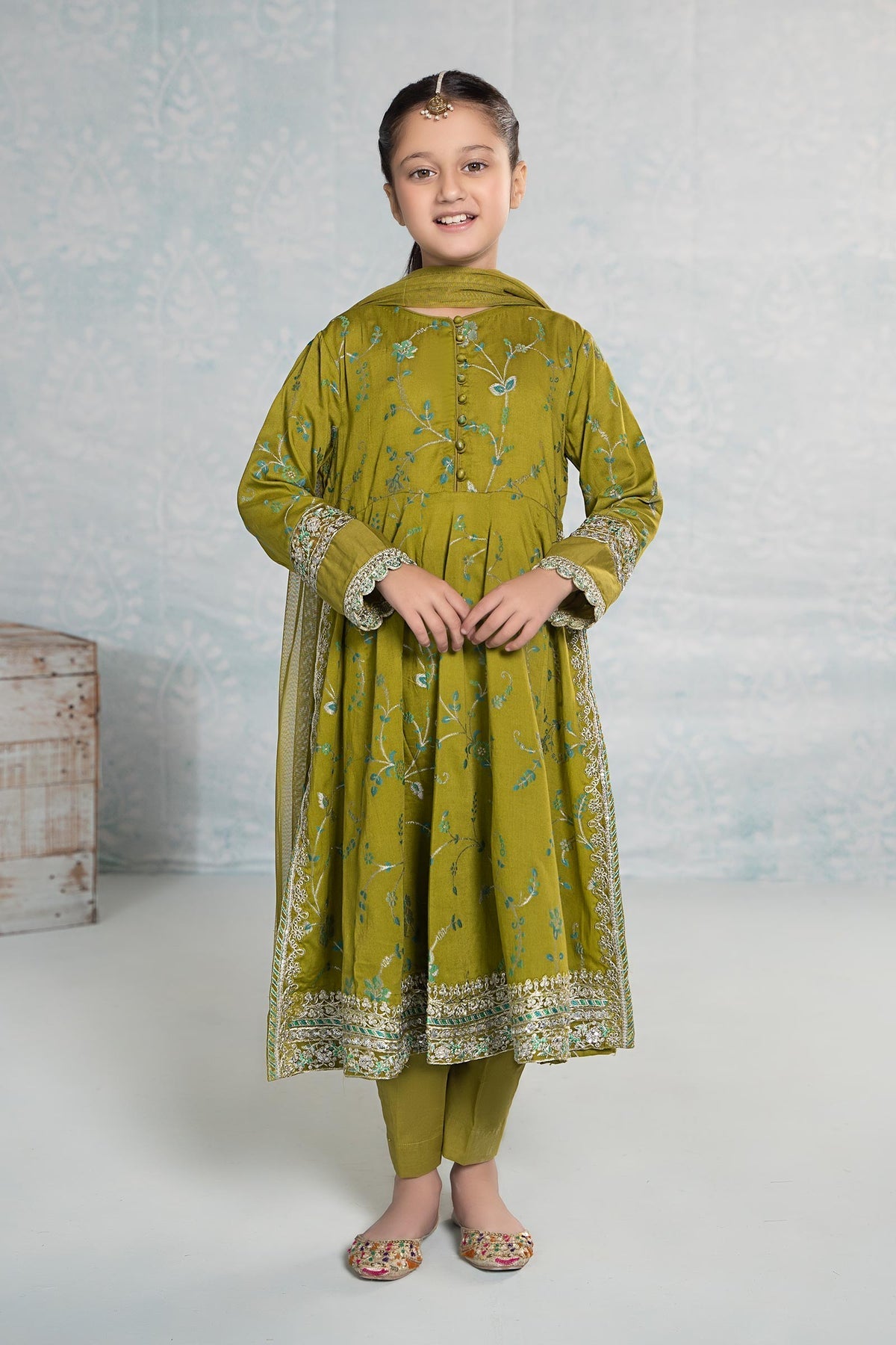 Maria B | Girls Eid Collection | MKD-EF24-23 by Designer Maria B - House of Maryam - Pakistani Designer Ethnic Wear in {{ shop.shopifyCountryName }}