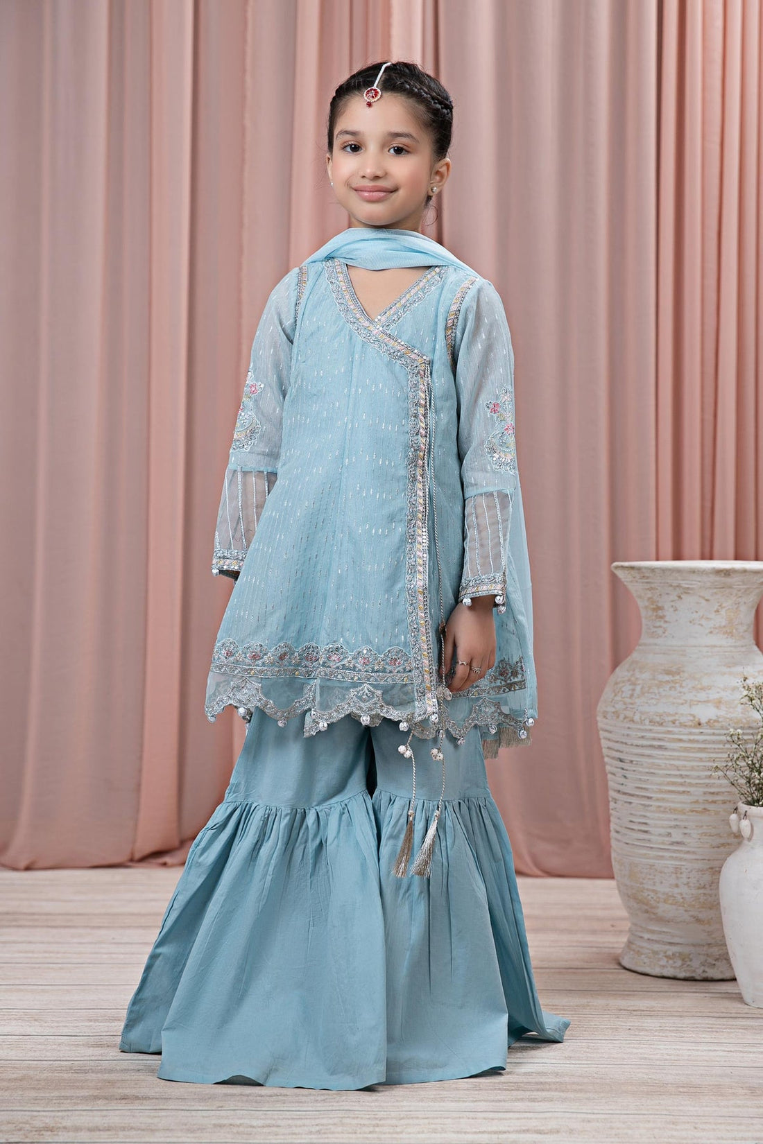 Maria B | Girls Eid Collection | MKD-EF24-19 by Designer Maria B - House of Maryam - Pakistani Designer Ethnic Wear in {{ shop.shopifyCountryName }}