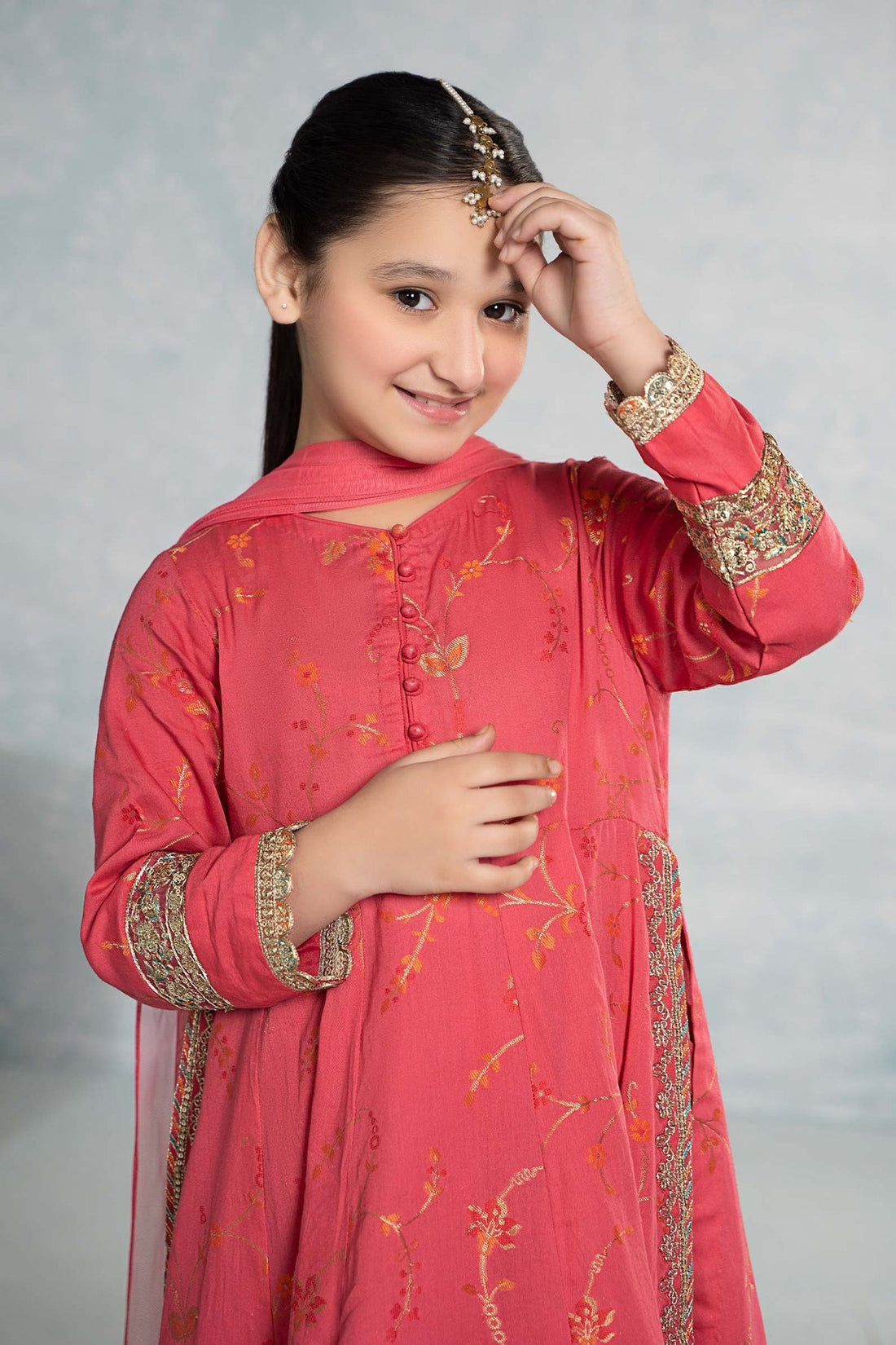 Maria B | Girls Eid Collection | MKD-EF24-23 by Designer Maria B - House of Maryam - Pakistani Designer Ethnic Wear in {{ shop.shopifyCountryName }}