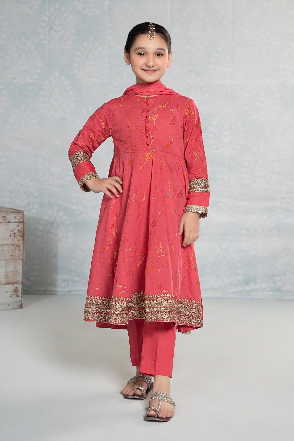 Maria B | Girls Eid Collection | MKD-EF24-23 by Designer Maria B - House of Maryam - Pakistani Designer Ethnic Wear in {{ shop.shopifyCountryName }}