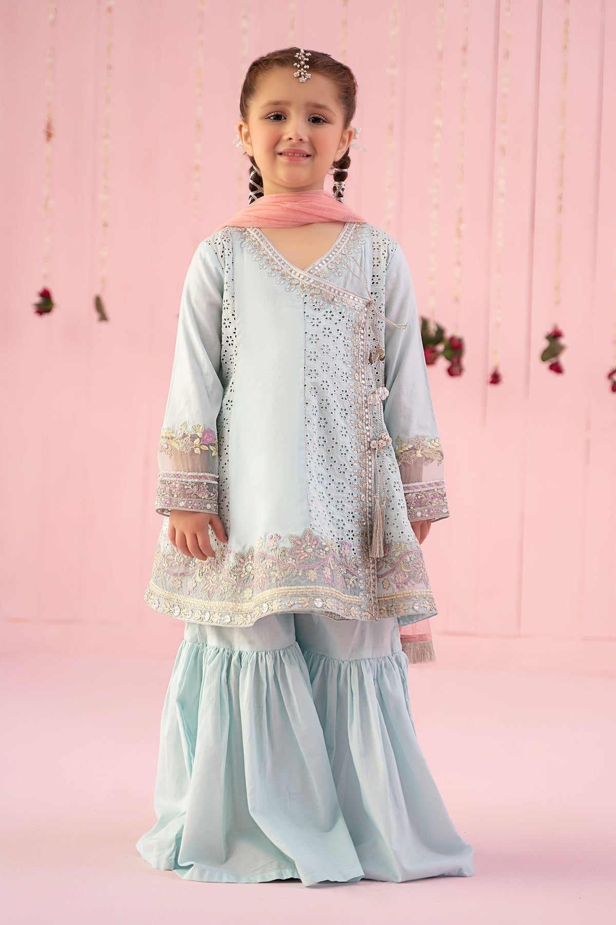 Maria B | Girls Eid Collection | MKD-EF24-07 by Designer Maria B - House of Maryam - Pakistani Designer Ethnic Wear in {{ shop.shopifyCountryName }}