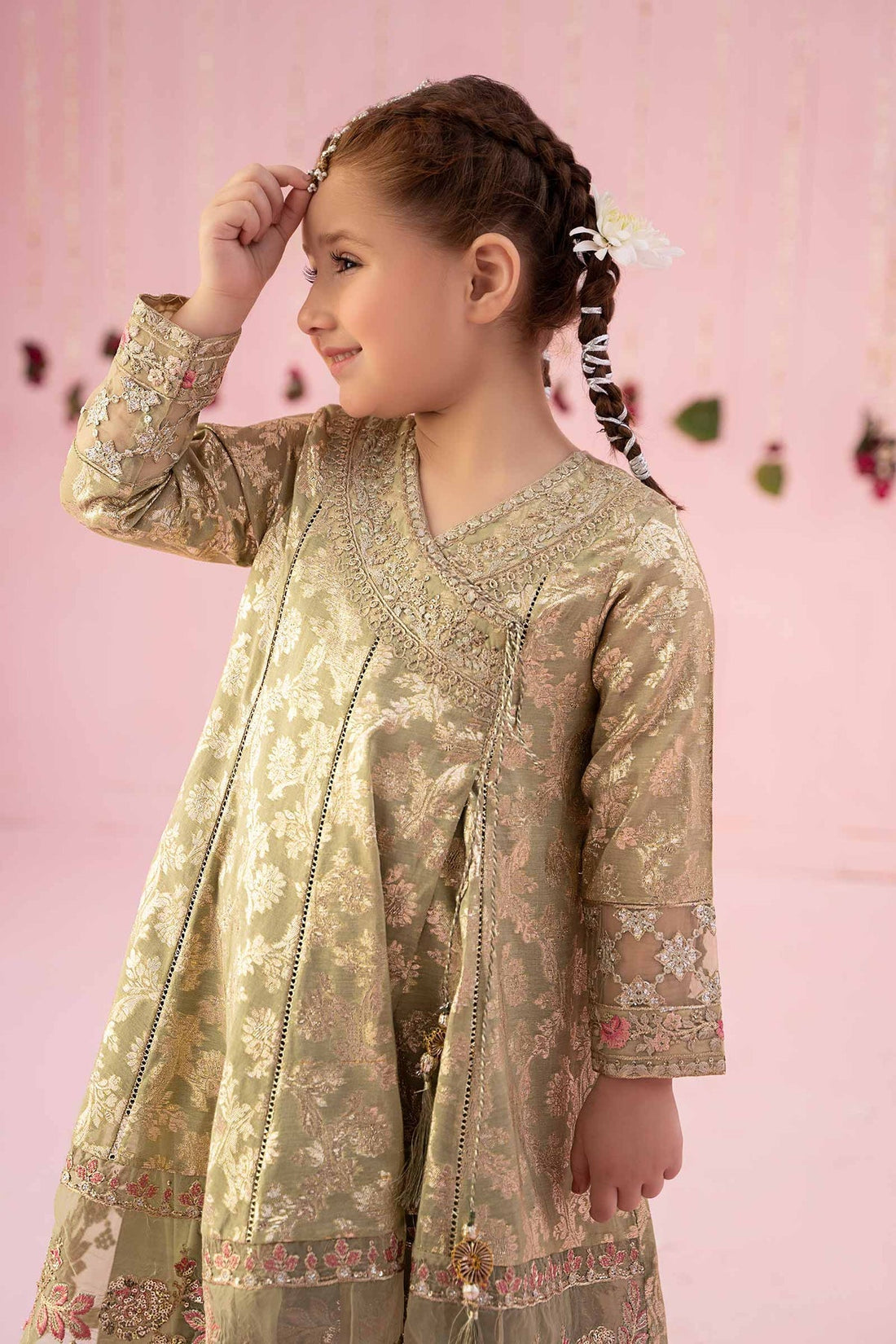 Maria B | Girls Eid Collection | MKS-EF24-10 by Designer Maria B - House of Maryam - Pakistani Designer Ethnic Wear in {{ shop.shopifyCountryName }}