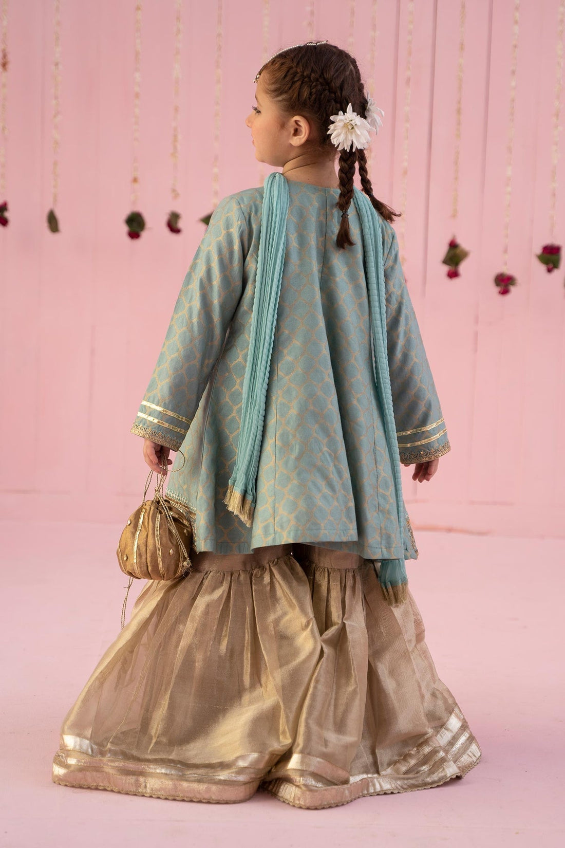 Maria B | Girls Eid Collection | MKS-EF24-13 by Designer Maria B - House of Maryam - Pakistani Designer Ethnic Wear in {{ shop.shopifyCountryName }}