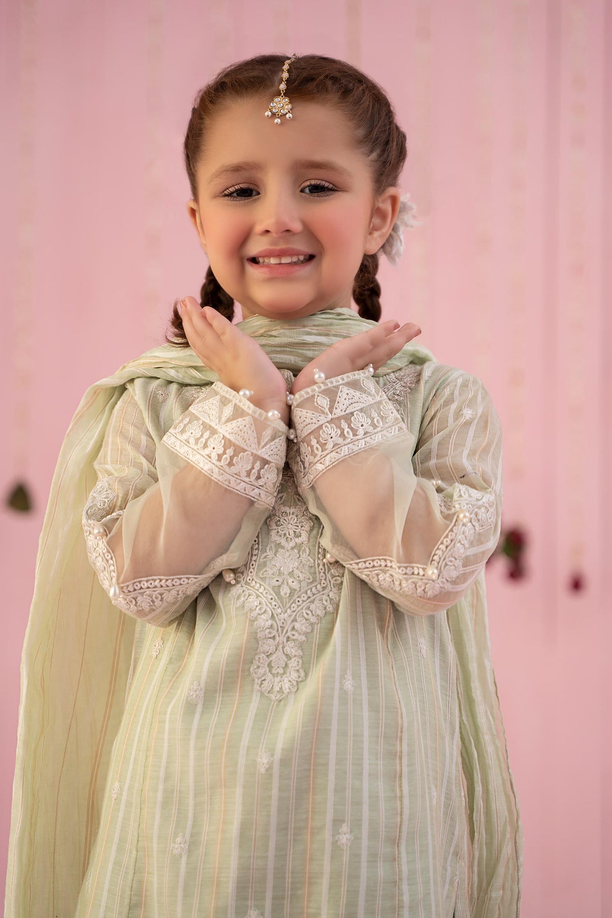 Maria B | Girls Eid Collection | MKD-EF24-27 by Designer Maria B - House of Maryam - Pakistani Designer Ethnic Wear in {{ shop.shopifyCountryName }}