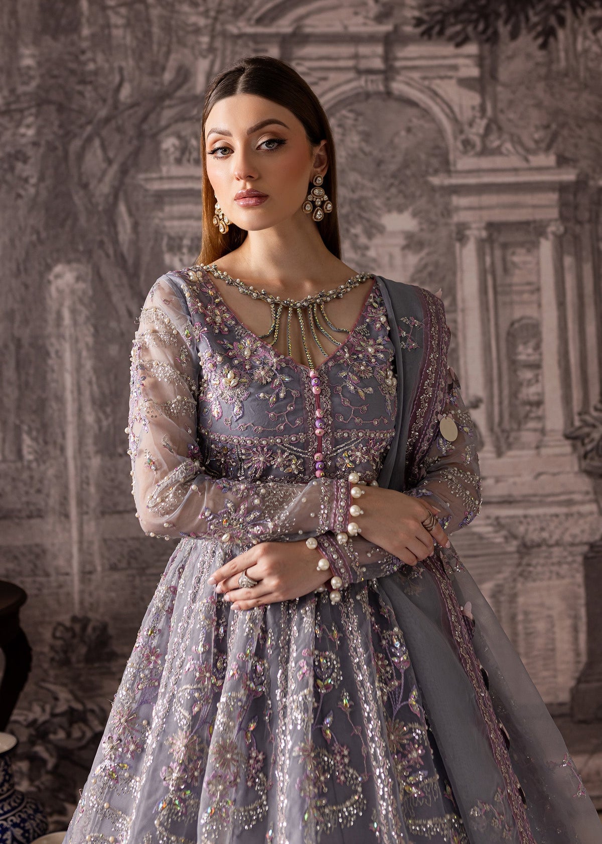 Maria Osama Khan | Mystara Wedding Festive | Lyra -  Maria Osama Khan Ladies Clothes - Original Designer Dress - House of Maryam