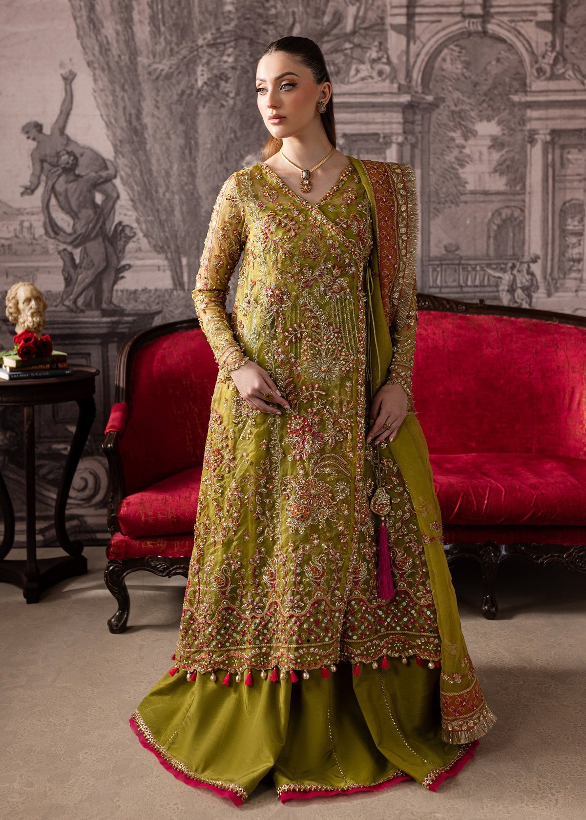 Maria Osama Khan | Mystara Wedding Festive | Noir -  Maria Osama Khan Ladies Clothes - Original Designer Dress - House of Maryam