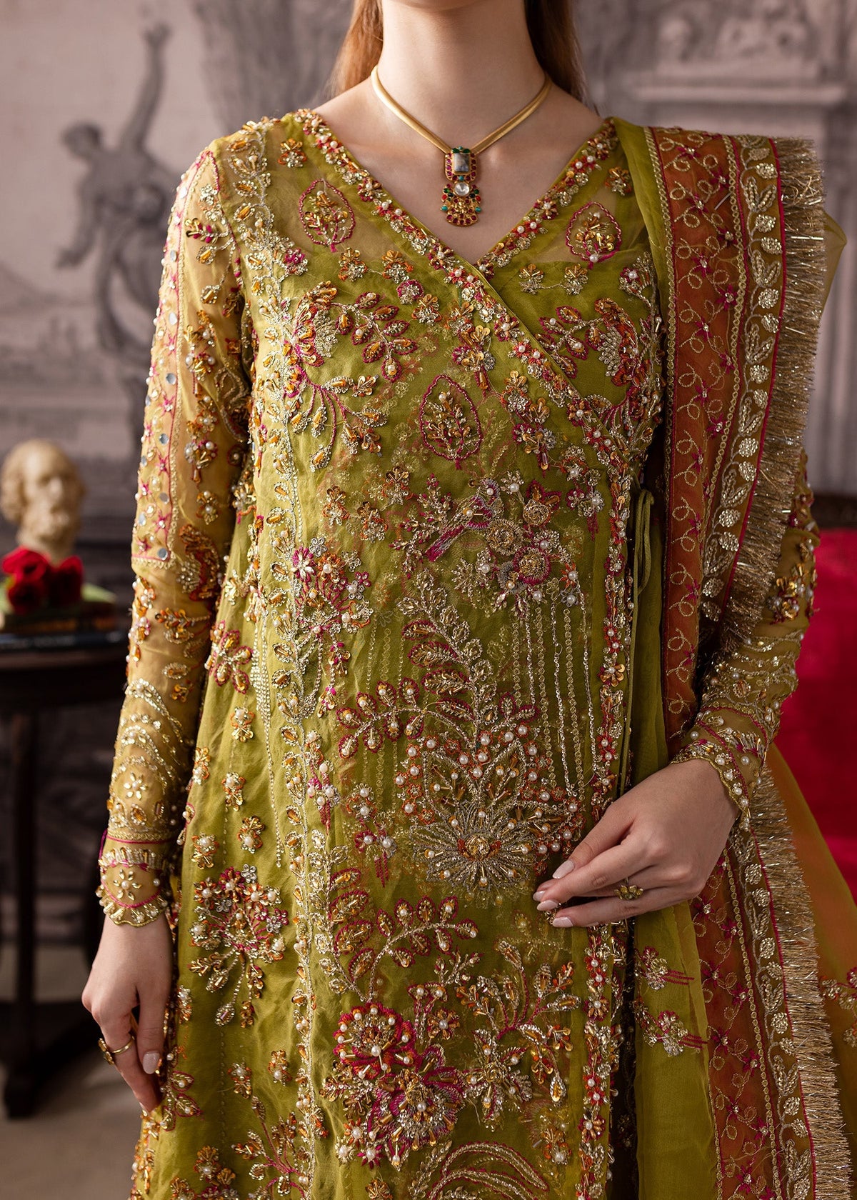 Maria Osama Khan | Mystara Wedding Festive | Noir -  Maria Osama Khan Ladies Clothes - Original Designer Dress - House of Maryam