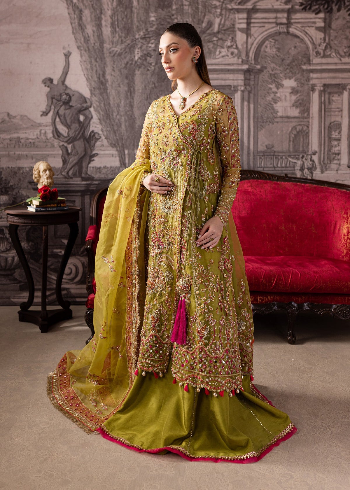 Maria Osama Khan | Mystara Wedding Festive | Noir -  Maria Osama Khan Ladies Clothes - Original Designer Dress - House of Maryam