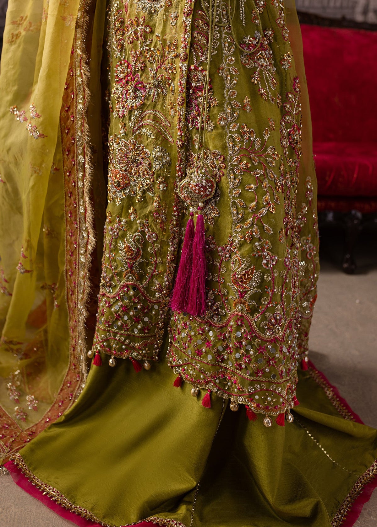 Maria Osama Khan | Mystara Wedding Festive | Noir -  Maria Osama Khan Ladies Clothes - Original Designer Dress - House of Maryam