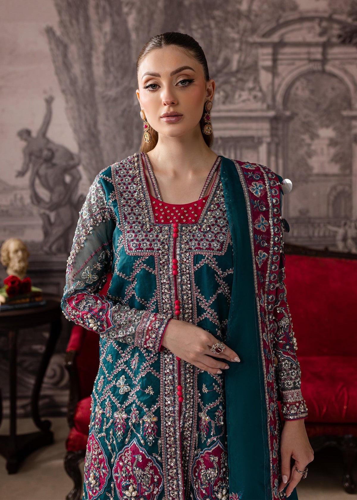 Maria Osama Khan | Mystara Wedding Festive | Riva -  Maria Osama Khan Ladies Clothes - Original Designer Dress - House of Maryam