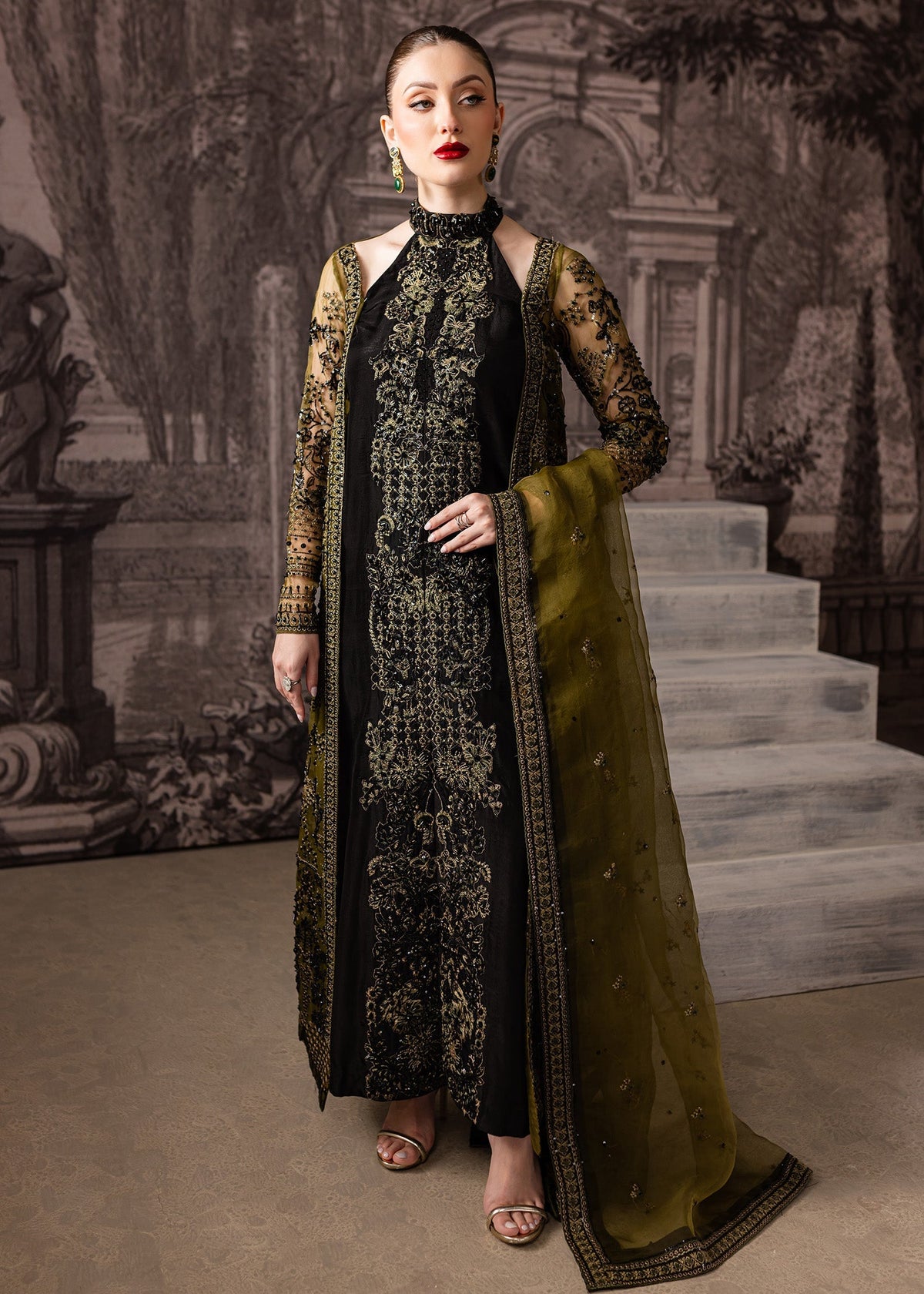 Maria Osama Khan | Mystara Wedding Festive | Storm -  Maria Osama Khan Ladies Clothes - Original Designer Dress - House of Maryam