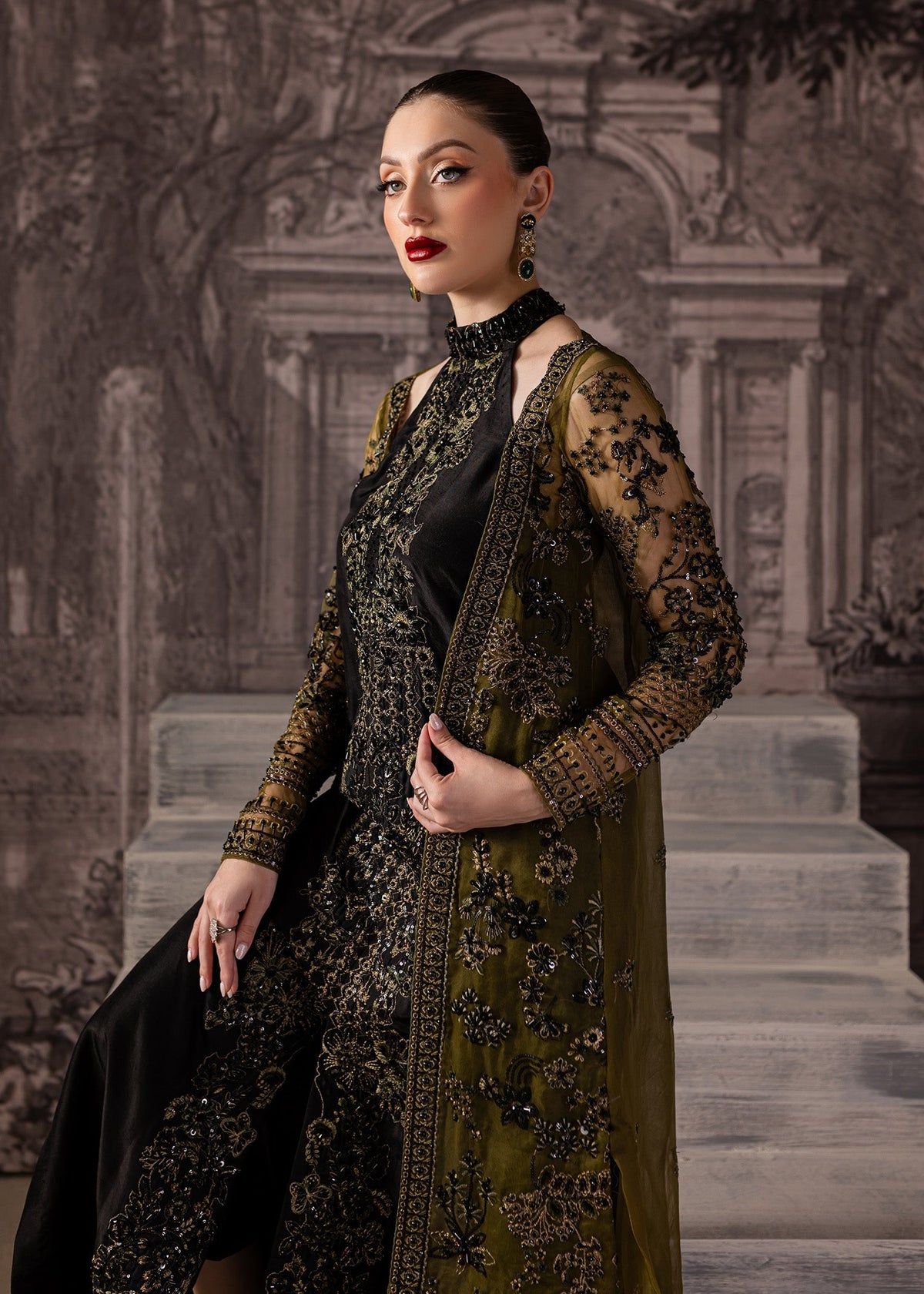 Maria Osama Khan | Mystara Wedding Festive | Storm -  Maria Osama Khan Ladies Clothes - Original Designer Dress - House of Maryam
