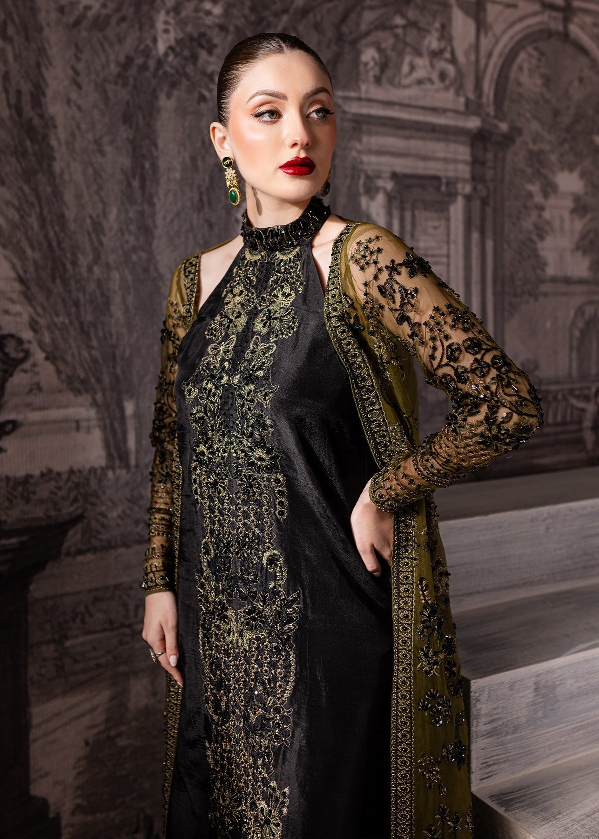 Maria Osama Khan | Mystara Wedding Festive | Storm -  Maria Osama Khan Ladies Clothes - Original Designer Dress - House of Maryam