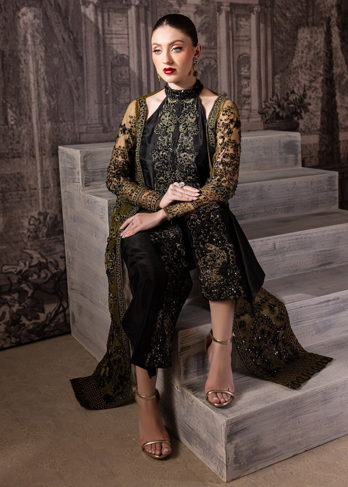Maria Osama Khan | Mystara Wedding Festive | Storm -  Maria Osama Khan Ladies Clothes - Original Designer Dress - House of Maryam