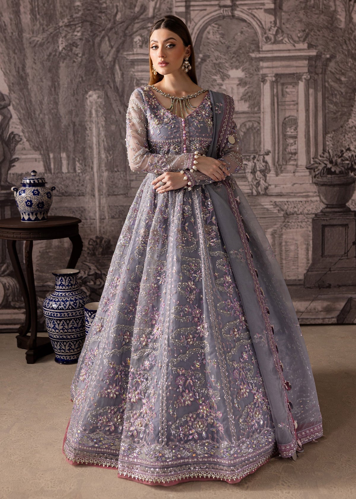 Maria Osama Khan | Mystara Wedding Festive | Lyra -  Maria Osama Khan Ladies Clothes - Original Designer Dress - House of Maryam