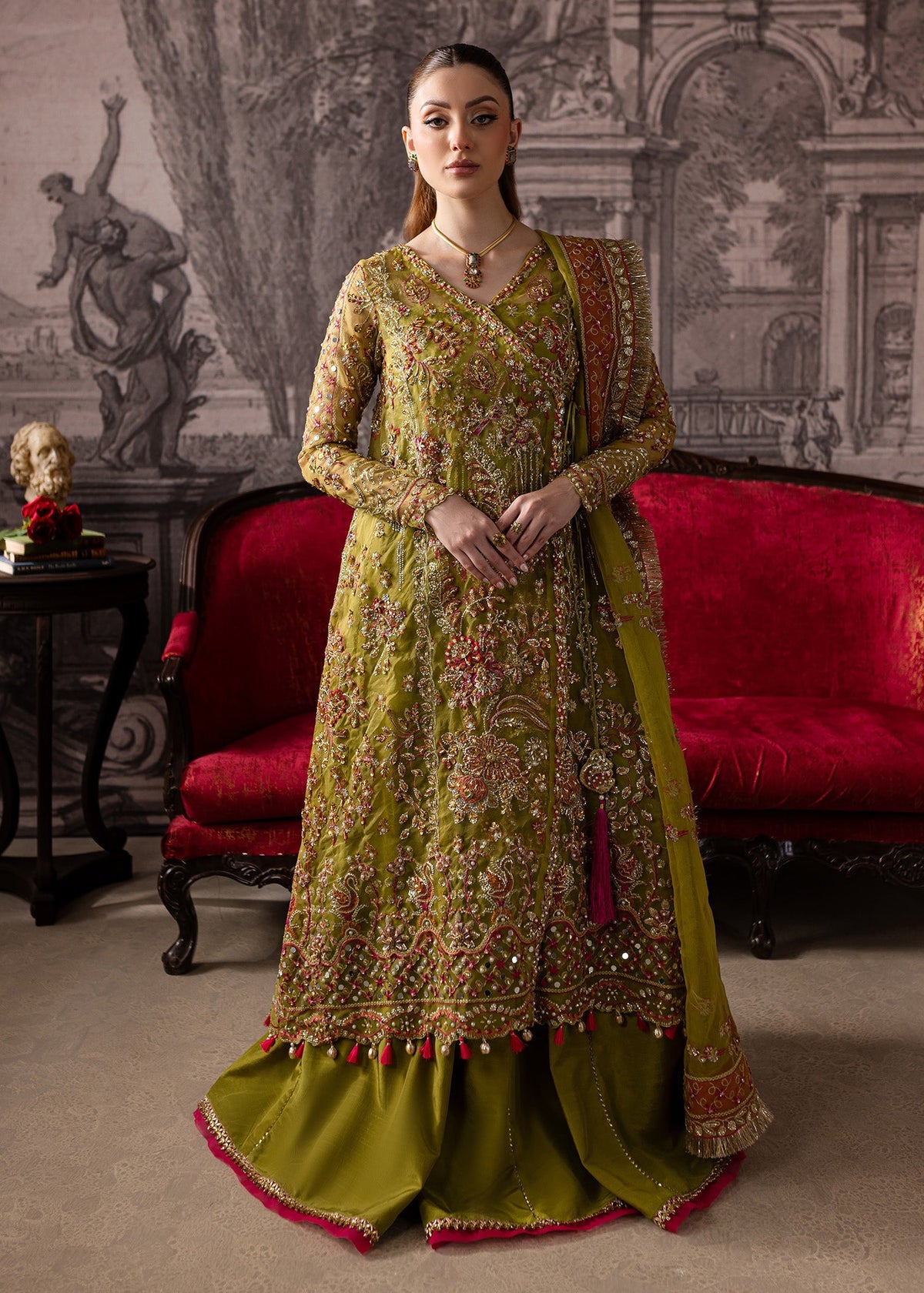 Maria Osama Khan | Mystara Wedding Festive | Noir -  Maria Osama Khan Ladies Clothes - Original Designer Dress - House of Maryam