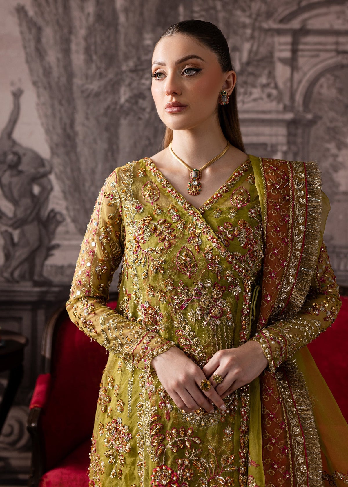 Maria Osama Khan | Mystara Wedding Festive | Noir -  Maria Osama Khan Ladies Clothes - Original Designer Dress - House of Maryam
