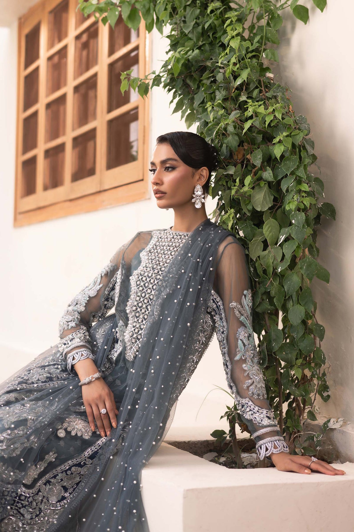 Maryam Hussain | Marwa Luxury Formals 24 | Zari -  Maryam Hussain Ladies Clothes - Original Designer Dress - House of Maryam